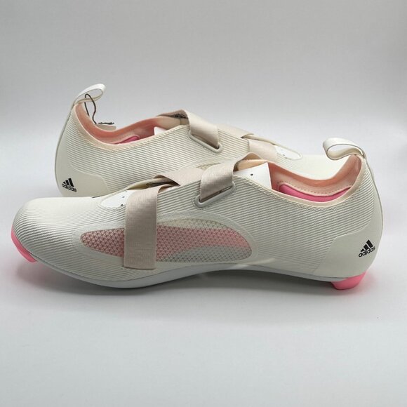 Men's Adidas The Indoor Cycling  Shoes Off White Shadow Maroon 3Bolt GX1669 Sz11 - Picture 10 of 13